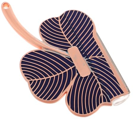 BIUDECO taglia sopracciglia tagliacapelli per donne tagliacapelli per sopracciglia per rifinire sopracciglia modellatore sopracciglia Acciaio inossidabile Viola,porpora