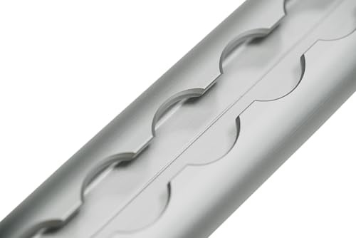 LOADCARE Airlineschiene Halbrund Slim Aluminium eloxiert ungebohrt – Zurrschiene 1 m / 2 m – Zurrleiste für Camper, PKW, LKW, Anhänger – schmal, korrosionsbeständig & hochwertig verarbeitet (2 m)