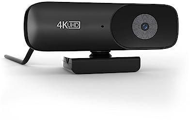 VXDEFP Webcam Cámara Web FHD 1080P 60FPS H.264, cámara Web de Enfoque automático con micrófono, Cubierta de privacidad for Escritorio, portátil, PC, reunión, transmisión, cámara Web USB(C90 4K)