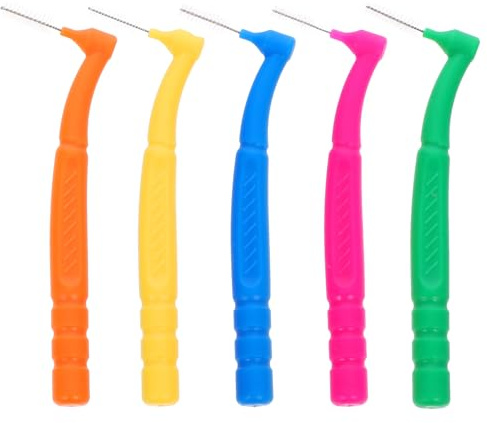 HOUDERCO Spazzole Interdentali 50 Pezzi per Pulizia Dentale, Set Portatile in Plastica e Fibra di Nylon Custodia Protettiva, la Pulizia a Casa di Tastiere e Telefoni