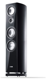 Canton Vento 890.2 DC 3-Wege Standlautsprecher (180/340 Watt) schwarz hochglanz (Stück)
