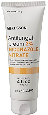 McKesson Antifungal Cream 2% Miconazole Nitrate Cream 4oz Tube (Each), # 6391 (Formerly Repara Antifungal Cream)