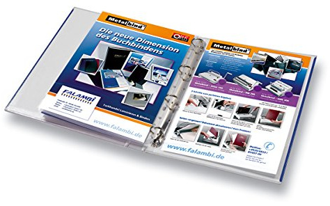 100 Laminierfolien DIN A4+ mit Abheftrand, Laminiertaschen mit Lochung, Filex (2 x 75 mic.)