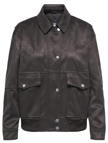 ONLY Onlnala Life Faux Suede Bomber Otw Onlnala Life - Bomber in finta pelle scamosciata, colore: Otw Donna (Pacco da 1)