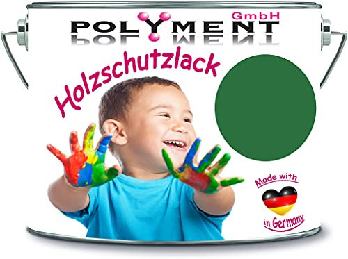 Polyment GmbH - Vernice protettiva per legno, resistente alle intemperie, protezione a lungo termine dalle intemperie, colore verde bottiglia RAL 6007