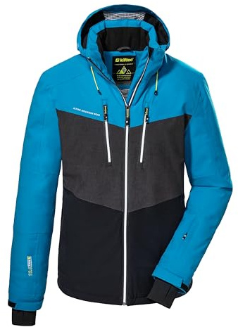 killtec Homme Veste de Ski Imperméable Jupe Pare-Neige KSW 45 MN SKI JCKT