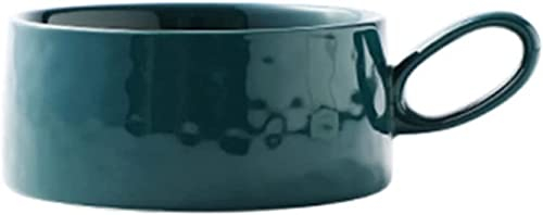 Ciotola for cereali, scodella for zuppa, ciotola for tè, ciotole for zuppa da 14 once Tazza for zuppa con manici, set di piatti da colazione in ceramica for colazione Sandwich Zuppa Caffè Cereali Ciot