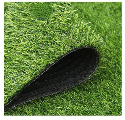 Rasenteppich für Balkon und Garten, Kunstrasen outdoor 20mm Noppen, Kunstrasenteppich outdoor, Kunstrasen, Kunstrasen grün, Wasserdurchlässig Kunstrasen Rollrasen für Terrasse (2x15m/6.6x49.2ft)