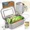 Dimono® Lunchbox Brotdose 550ml Auslaufsichere Bento-Box Brotzeit-Dose aus Edelstahl; Wasserdichte Nachhaltige Dose mit Fächer & Dichtungen