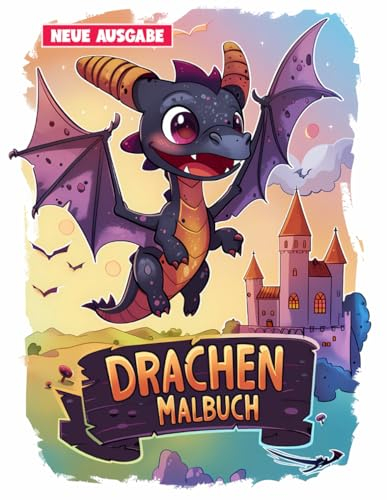 Drachen Malbuch: [Neue Ausgabe] Mit über 55 einzigartigen Drachen-Malvorlagen für Kinder, Jungen und Jugendliche. (Entspannen und Farbe)