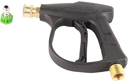 NDNCZDHC Hochdruckreiniger-Pistole Mit 1 Hochdruckreiniger-Düse, 2175 PSI Auto-Wasserspritzpistole, M22-Schaumpistole, Autowasch-Sprühgerät