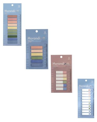 640 Stück Etiketten Selbstklebend, 20 Blätter jeder Farbe, mit Skala, Aufkleber zum Beschriften, Klebeetiketten, Beschriftungsetiketten, Sticker, Beschriftung, Labels, Etikett, Lesezeichen (Mix)