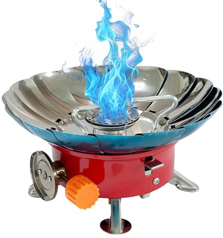 Estufa de camping portátil | Equipo de cocina compacto ajustable para picnic, barbacoa, cola, actividades al aire libre