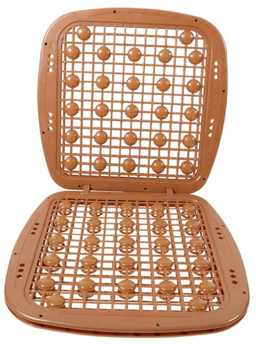 Garneck Coussin de Siège Plastique Ventilé pour Voiture et Bureau Confortable et Antidérapant Facile à Nettoyer Installer pour Usage