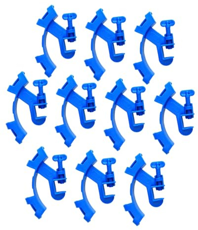 WATIIFUFU 10pcs Aquarium Water Tube Clamp Secure Hose Clip Holder for Fish Tank Pipe Fixing Installation Stable Water Pipe Support for Easy Aquarium Change and Organization