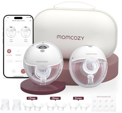 Momcozy M5 Smart Tiralatte Elettrico Indossabile con App Mani Libere 24mm