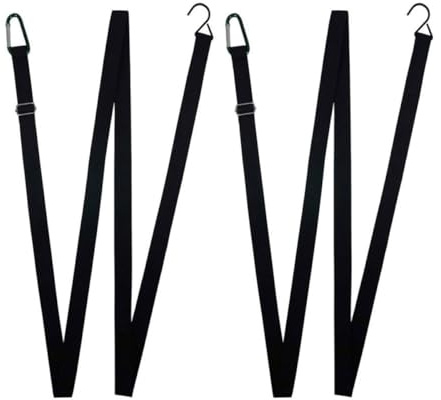 YOSADIER Correas de Fijación Elásticas para Funda para Coche Hebillas Metálicas, 2 Piezas de 4,4m para Protección Viento y Sujeción Segura