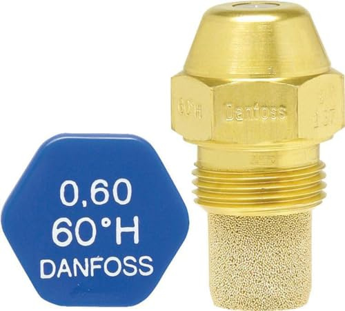Danfoss Oil Fired Boiler Burner Nozzle 1.00 x 80 H USgal/h ° Degree Spray Pattern 1.0 Heating Jet 3.72 Kg/h