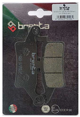 Brenta Pastiglie Freno Organiche Moto per Yamaha HW 125 Xenter, YW 125 BWS, HW 150 Xenter