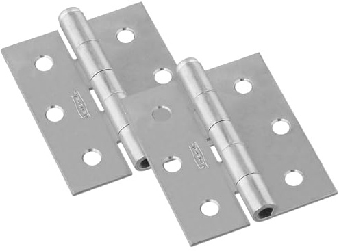 National Hardware V129 3-by-2-1/2-Inch Screen/Storm Door Hinge, 2-Pack, Zinc Plated