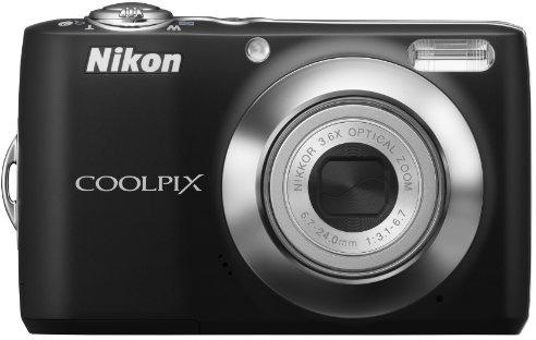 Nikon COOLPIX L24 14 MP Digital Camera with 3.6x NIKKOR Optical Zoom Lens and 3-Inch LCD (Black) (OLD MODEL)