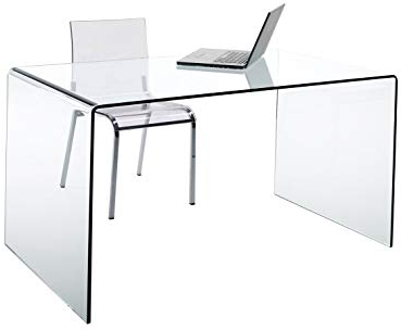 CHANDRA Schreibtisch Glas