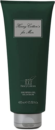 DIAMOND INTERNATIONAL HENRY COTTON'S, Gel Doccia Profumato, per Uomo, con Fragranza Fresca, Agreste, Legnosa e Muschiata, 400 ml, per una Pelle più Liscia e Morbida, Made in Italy