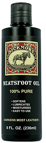 BICKMORE 100% puro aceite de pie de buey (– Acondicionador de Cuero y madera acabado – funciona muy bien en piel Botas, Zapatos, guantes de béisbol, sillines, arneses y otros caballo Tack