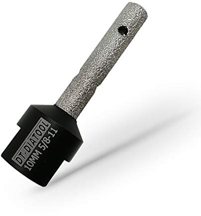 DT-DIATOOL Diamond Finger/Milling bits for Tile Porcelain Hard Ceramic Diameter 10mm
