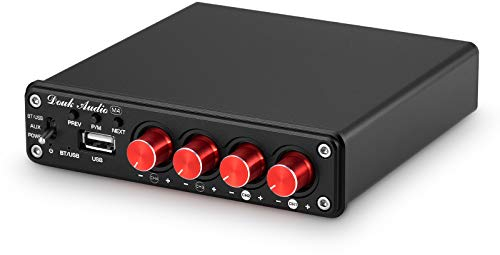Douk Audio HiFi Bluetooth 5.0 Digital Power Amplifier Stereo 2/4 Channel Audio Amplificatore 50W x 4
