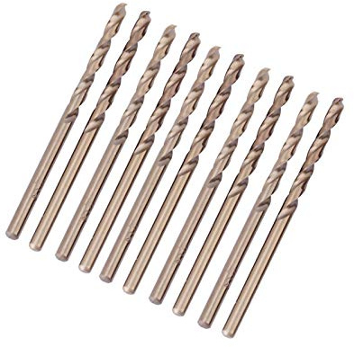 Brocas para Metal, Juego de Brocas HSS Cobalto 1mm 2mm 3mm 4mm 5mm Opcional, Broca Helicoidal M35 para Perforar Acero Inoxidable Hierro Fundido Chapa de Acero Placa, 1.5mm