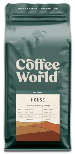 Coffee World | House Blend - Perfect Filter, Drip Brewing for Home Users or Small Café, UK Roasted (1KG, Coffee Beans)