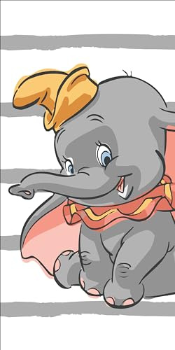 Jerry Fabrics Disney Dumbo Duschtuch Strandtuch Badetuch 70 x 140 cm