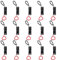 15PCS A23 Batteriehalter, 12V Batteriehalter, 23A Batteriehalter, 12V Batteriefach mit Anschlussdrähten