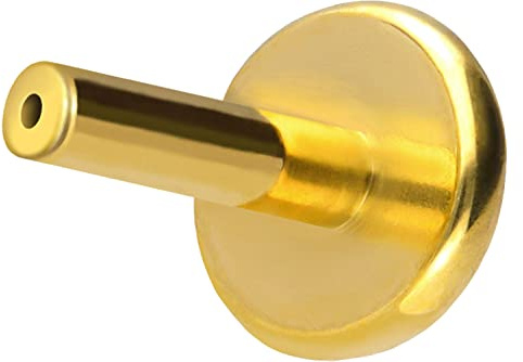 PIERCINGLINE Titan Labret mit Push Fit OHNE AUFSATZ Piercing Ohr Conch Tragus Lippe Nase Medusa Farb & Größenauswahl