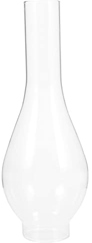 COHEALI Öllampenteile Lampenkamin Aus Glas Ersatz-Kerosinlampenschirm Großer Öl- Und Kerosinlampenkamin 5 cm Klarer Kerzenschirm Aus Kaminglas Für Vintage-Öllampen Campinglampenabdeckung