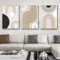 HEHGVCF 3er Poster Set,Moderne Abstrakt Kunst Wandbilder,Einfachheit Wohnzimmer Leinwand Bilder,Schlafzimmer Wanddeko Poster 50x70cm,Ohne Rahmen (Geometrische,50 x70cm)