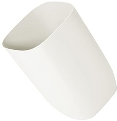 Cabilock Corbeille à Papier Blanche Compacte, Corbeille De Bureau Antidérapante En Plastique, Poubelle Simple D’une Couche Pour Déchets Cuisine Et Bureau, Usage Domestique, Légère Et Facile à Nettoyer