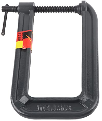 Deep Throat C Clamp, Heavy Duty Steel Heat Treatment G Type Woodworking Deep C Clamp Carpentry Clamping Device (Clamping Thickness 70 * 180mm)