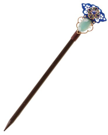 ABOOFAN Épingle à Cheveux Chinoise en Bois Glaçure Style Antique, Légère et Élégante, Bâtonnet pour Chignons, pour Mariages et Bals des Femmes