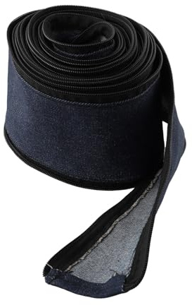 FUBESK Cache-câble bleu soudé avec chaîne de traction pour lampe torche refroidie à l'air série #9 et #17, 45 cm de large, 4 mètres de long