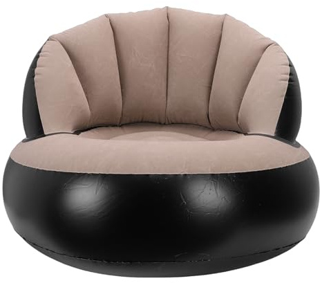 NOENNULL Canapé Gonflable D'extérieur, canapé Gonflable Portable en PVC floqué avec Dossier épaissi pour la Maison, L'extérieur, Le Patio, Le Camping
