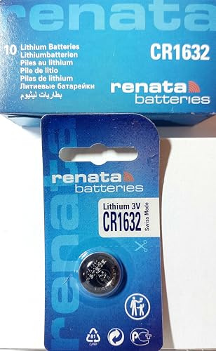 Lot de 10 Piles Renata CR1632 Lithium 3VOLTS
