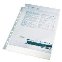 Esselte Standard Prospekthüllen - glasklar, 0,04 mm, A4, 100 Stück