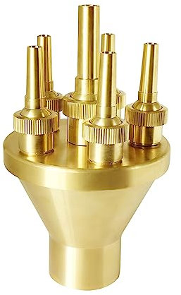 Messing Spalte Garten Fireworks Pool Teich verstellbar Füllfederhalter Düse Sprinkler Spray Head ssh332