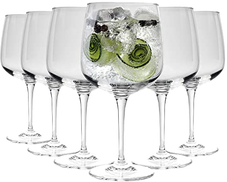 Bormiolii Rocco Vasos de Gin Tonic Cóctel - 755 ml 12 Copas de balón