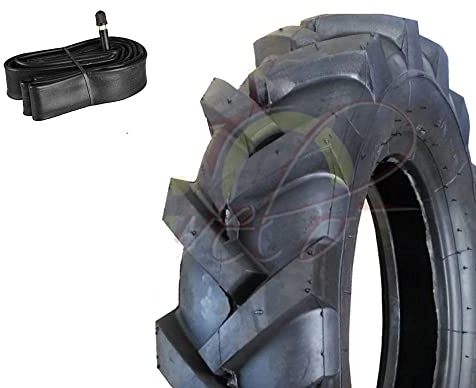 EGB10TNR Pneu + CHAMBRE À AIR TRACTEUR 4.00-10 TM Renforcé 4PR Caoutchouc Roue Pneu Motoculteur