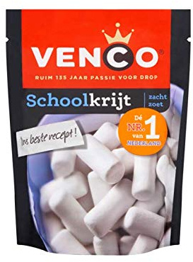 Minz-Lakritz | Venco | Schoolkrijt | Gesamtgewicht 250 Gramm