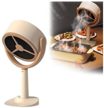 Purificador de Humo Portátil con Ventilador Alto para Fumar, Filtro de Humo para Computadora, Absorbente de Escape de Cocina