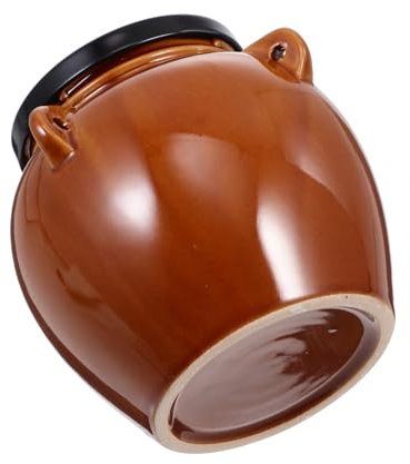 Cabilock Barattolo Di Ceramica Per Sottaceti Sigillato, Contenitore Per Alimenti Resistente e Pratico, Serbatoio Di Stoccaggio Da 1 Kg Per Cucina e Conservazione
